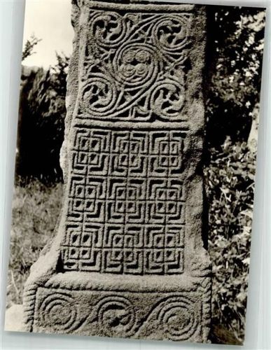Irische Kreuze II No. XII/8 Ahenny/Nordkreuz Stamm Ostseite Fotograf Karl Hublow Konstanz