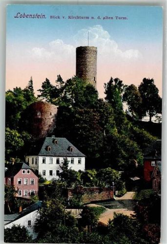Lobenstein 1915 Burgruine Lobenstein