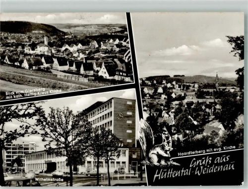 Hüttental-Weidenau Wilhelmstrasse kath. Heiligkreuzkirche