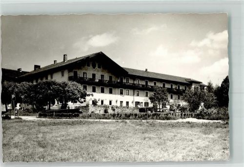 Teisendorf 1954 Hotel Kuranstalt Holzhausen