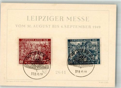 Leipzig 1949 Leipziger Messe DDR