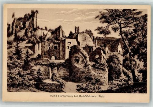 Bad Dürkheim Burg Ruine hardenburg