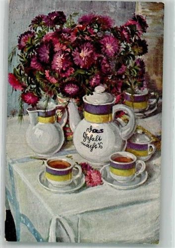 sign. Wittig Arthur Der Kathreiner Kaffeetisch