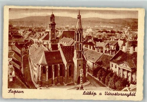 Sopron 1939 Kirche