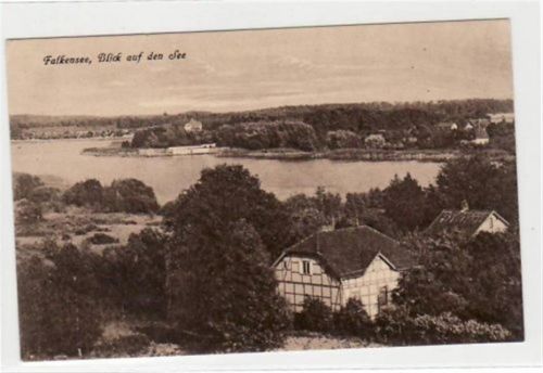 Falkensee Blick auf den See. Karte beschrieben Gute Erhaltung.