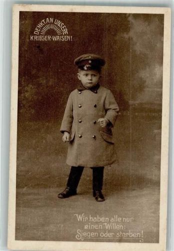 1917 Denkt a. u. Kriegs Waisen Deutscher Verein f. Kinder Asyle e.V.