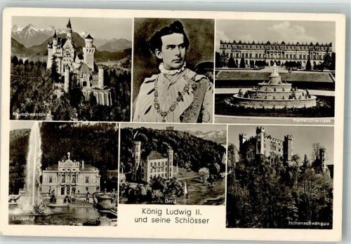 Neuschwanstein Portrait des Königs mit seinen Schlössern Herrenchiemsee Linderhof Berg und Hohenschwangau Fotograf Martin Herpich