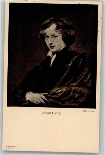 van Dyck, Anthonis Selbstbildnis Ackermanns Kunstverlag Serie 214 Nr. 2178