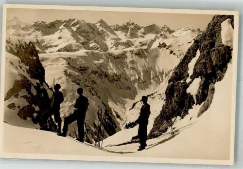 Bad Hindelang 1936 Aufstieg zum Hochvogel
