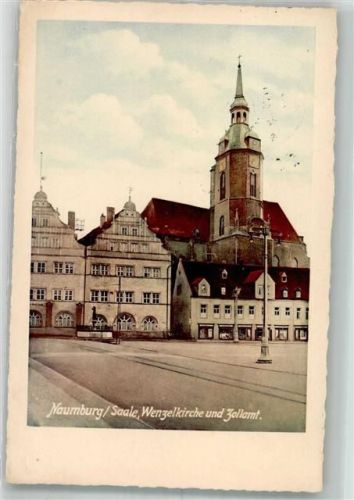Naumburg 1940 Zollamt Wenzelskirche