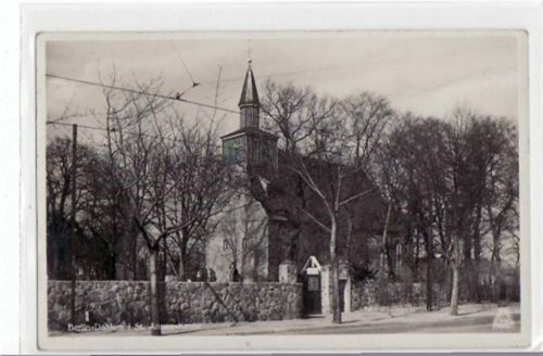 Berlin Zehlendorf, Dahlem mit Partie a.d. St. Annen Kirche ungelaufen Gute Erhaltung.