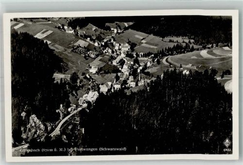 Gütenbach 1937 Fliegeraufnahme des Ortes