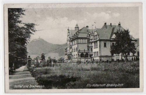 Honnef mit Elly - Hölterhoff - Böcking - Stift. Feldpost, mit Stempel von 1917. Leicht fleckig, sonst gut erhalten