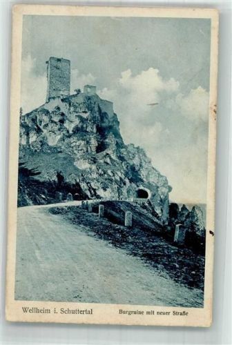 Wellheim Burgruine neue Strasse