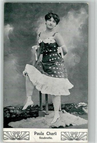 1907 Portait der Soubrette Paula Charli