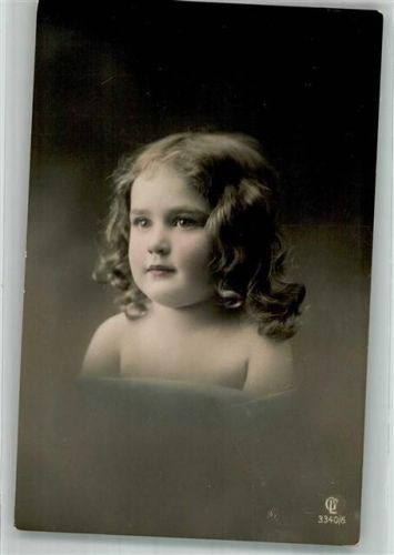 1915 Kleines Mädchen mit lockigem Haar Nr. 3340/6