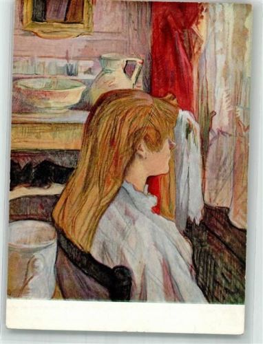Albi sign. Toulouse-Lautrec Femme a sa Fenetre im Musee d'Albi