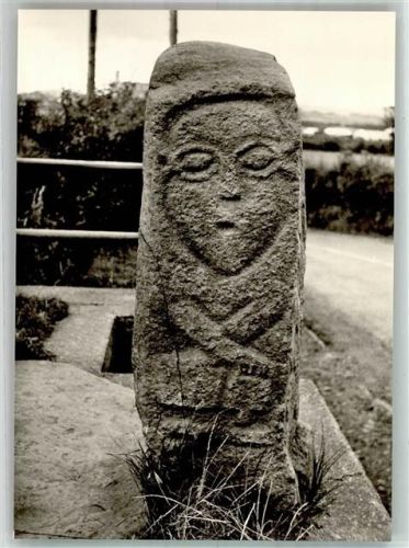 Frühchristliche Steine II No. X/11 Einzelstein beim Kreuz von Carndonagh Co. Donegal
