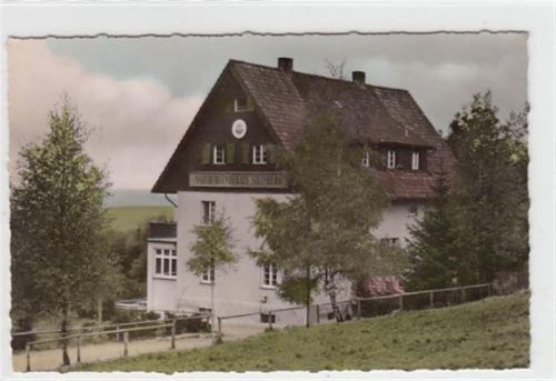Naturfreundehaus am Steinberg gelaufen, 1958. Gute Erhaltung.