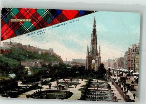 Edinburgh 1907 Prnicess Street Burg