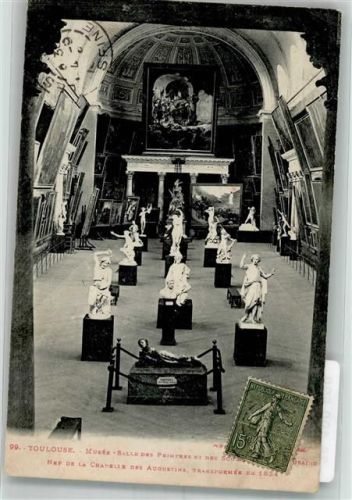 Toulouse Ausstellung Museum Briefmarke Bildseite