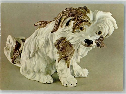 Frankfurt Bologneser Hund aus Meißen Museum für Kunsthandwerk