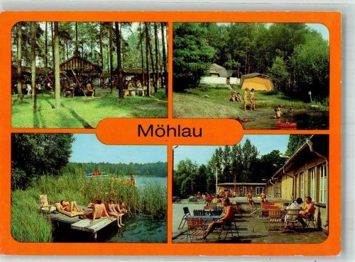 Möhlau Gasthaus Waldschenke Campingplatz Schwimmbad Fotograf Rudolph VEB Bild und Heimat