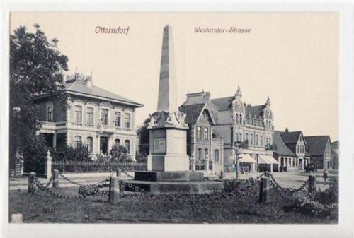 Otterndorf mit Westerntor - Strasse ungelaufen Top Erhaltung.