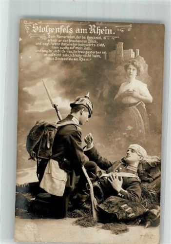 1913 Stolzenfels am Rhein R. u. K.L. 4767
