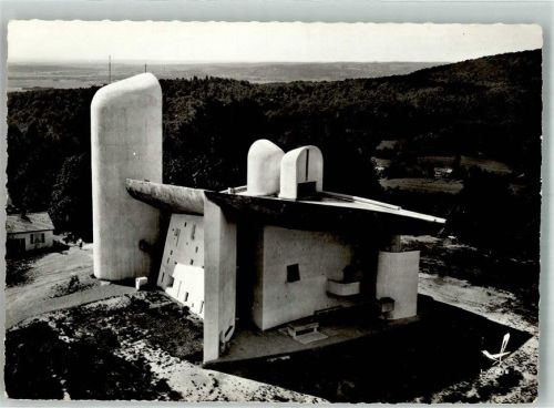 Ronchamp Kapelle de Notre-Dame du Haut von Architekt Le Corbusier