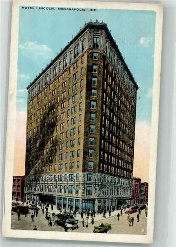 Indianapolis 1929 Hotel Lincoln