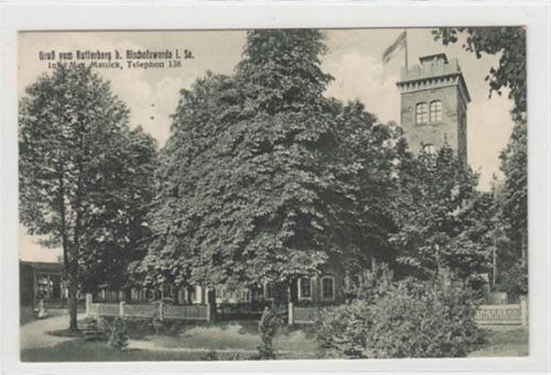 Bischofswerda. Gruß vom Butterberg gelaufen, 1929. Gute Erhaltung.