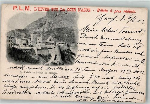 Monaco 1902 Schloss