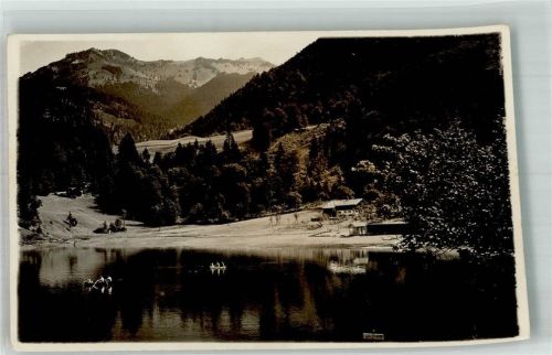 Unterwössen Wössener See Ort lt. Fotograf Hugo Haug