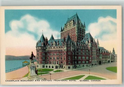 Quebec Denkmal Schloss Chateau Frontenac Hotel