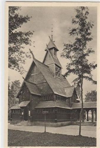 Krummhübel Kirche Wang in Brückenberg / Bierutowice - Kreis Hirschberg / Jelenia Góra ungelaufen Sehr gut erhalten.