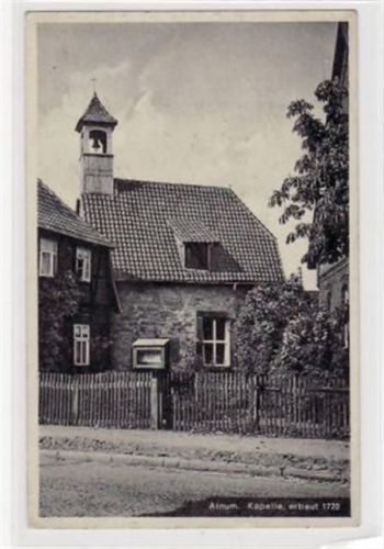 Arnum mit Kapelle, erbaut 1720 gelaufen, 1940. Leichter Bug oben und unten links, leichter Schriftdurchdruck, sonst gut erhalten
