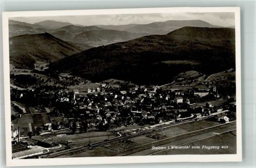 Steinen Fliegeraufnahme Wiesental