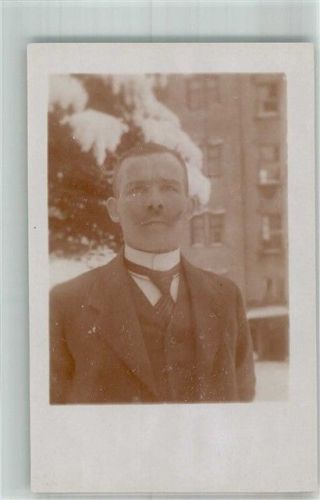 Sülzhayn 1920 Junger Mann in Kur Ort handschriftlich