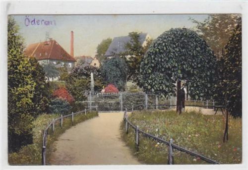 Stadt Oederan. Anlagenruhe aus den Anlagen in der Unterstadt gelaufen am 23.11.1926. Leichter Bug am rechten Rand in der Mitte und unten links, sonst gut erhalten