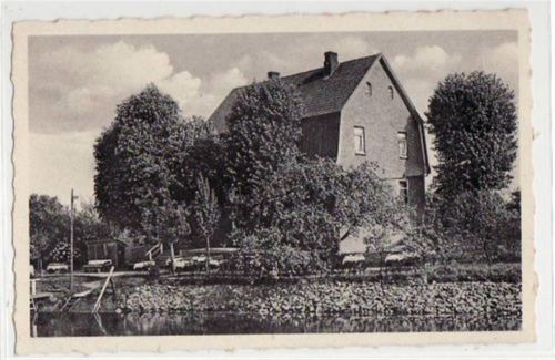 Leeswig bei Cranz mit Gast- und Fährhaus H. Meyer ungelaufen Gute Erhaltung.