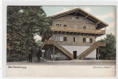 Bad Salzbrunn Bad Salzbrunn / Szczawno-Zdrój - Kreis Waldenburg / Walbrzych. Schweizerei Idahof ungelaufen Gute Erhaltung.