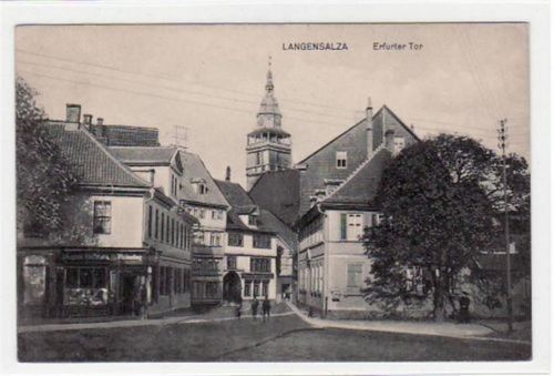 Langensalza i. Thür. Partie am Erfurter-Tor ungelaufen Top Erhaltung.