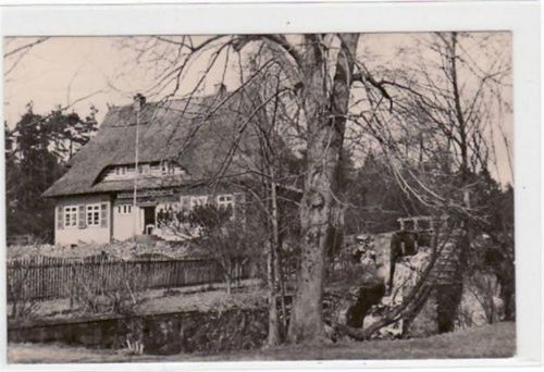 Parchim i. Meckl. mit Kinder - Genesungsheim Markower Mühle gelaufen, Stempel nicht lesbar. Leichter Stempeldurchdruck, kleiner Knick oben rechts und unten links, sonst gut erhalten.