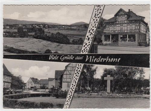 Niderhone. Bäckerei und Feinkost Karl Krug ungelaufen Gute Erhaltung.