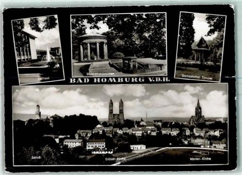 Bad Homburg Kurhaus Elisabethenbrunnen Siamesischer Tempel Erlöser Kirche Fußballfeld