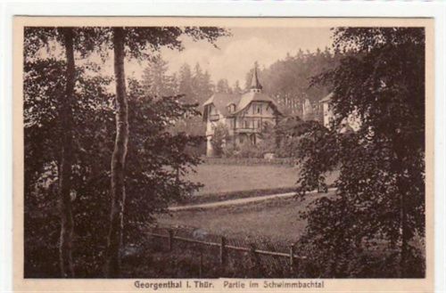 Georgenthal Georgenthal i. Thür. Partie im Schwimmbachtal ungelaufen Top Erhaltung.