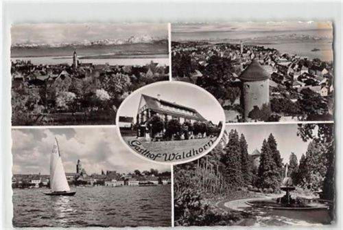 Überlingen am Bodensee mit Gasthof Pension Waldhorn gelaufen. Gute Erhaltung.