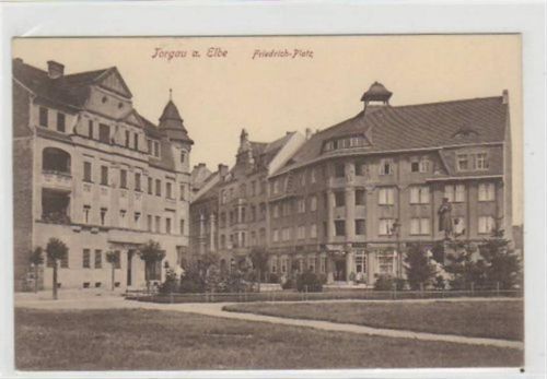 Torgau mit Friedrich - Platz gelaufen von 1916. Gute Erhaltung.