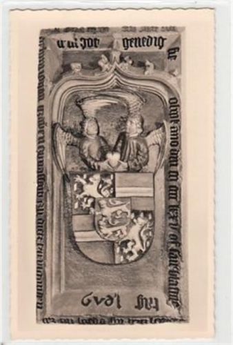 Grabdenkmal des Grafen Johann IV in der evangelischen Kirche zu Dillenburg ungelaufen Gute Erhaltung.
